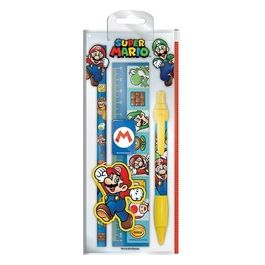 Kit Cancelleria 5 Pezzi Super Mario