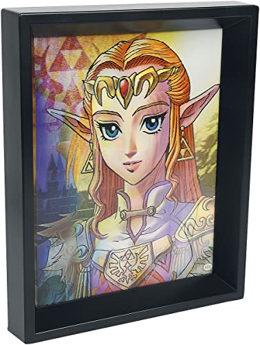 Quadro 3D Legend Of Zelda To Sheik - Pyramid - Idee regalo