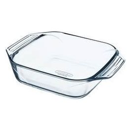 Optimum Tegame Quadrato Vetro 2,4Lt Trasparente