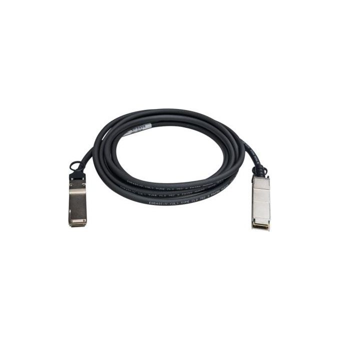 QNap CAB-NIC40G30M-QSFP Cavo InfiniBand e in Fibra Ottica 3mt QSFP Nero