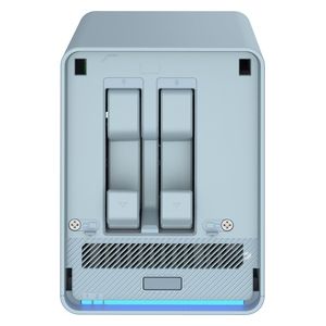 Qnap QMiroPlus-201W NAS Desktop Collegamento Ethernet LAN Blu J4125
