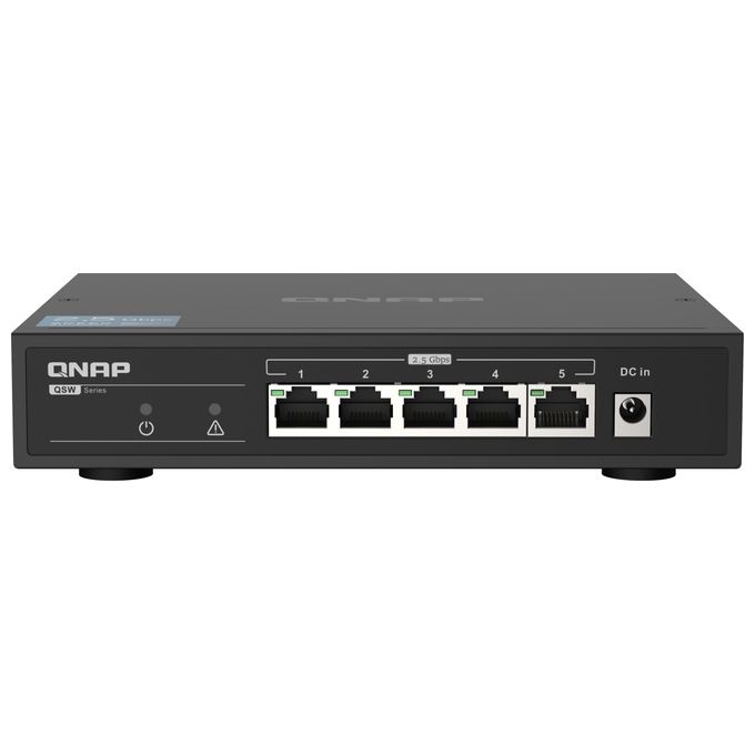 Image of Qnap QSW-1105-5T Switch 5 Porte 25Gbps con Rj45 Unmanaged Switch