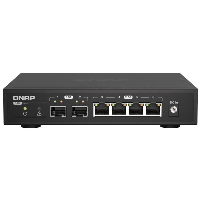 Qnap QSW-2104-2S Switch di Rete Non Gestito 2.5g Ethernet