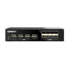 QNap QSW-2104-2T-A Switch Gestito 4 x 100 Gigabit QSFP28  8 x 25 Gigabit SFP28 Montabile su Rack