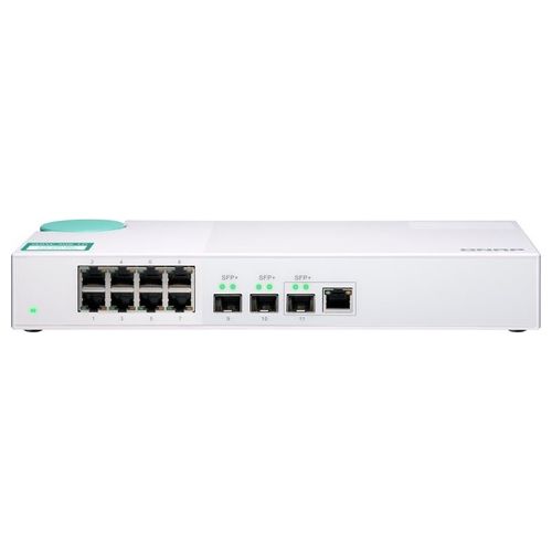 QNap QSW-308-1C Switch di Rete Non Gestito Gigabit Ethernet 10/100/1000 Bianco