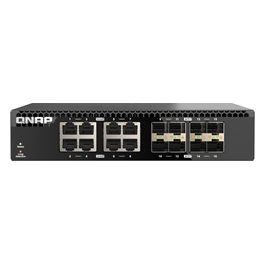 Qnap QSW-3216R-8S8T Switch di Rete Non Gestito L2 10G Ethernet 100/1000/10000 Nero