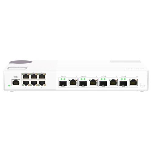 Qnap QSW-M2106-4C Switch di Rete Gestito L2 2.5G Ethernet 100/1000/2500 Bianco