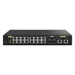 QNap QSW-M2116P-2T2S Switch di Rete Gestito L2 2.5G Ethernet Supporto Power over Ethernet Nero