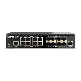 QNap QSW-M3216R-8S8T Switch Gestito 8 x 100/1000/2.5G/5G/10GBase-T  8 x 10Gb Ethernet SFP Montabile su Rack