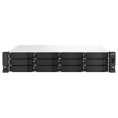 QNAP TS-1264U-RP Server NAS 12 Alloggiamenti Montabile in Rack SATA 6Gb/s RAID RAID