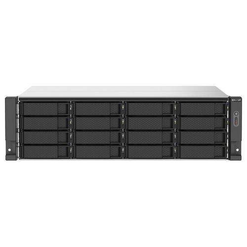 Qnap TS-1673AU-RP-16G Server Nas e di Archiviazione Armadio 3U Collegamento Ethernet Lan Nero/Grigio V1500b