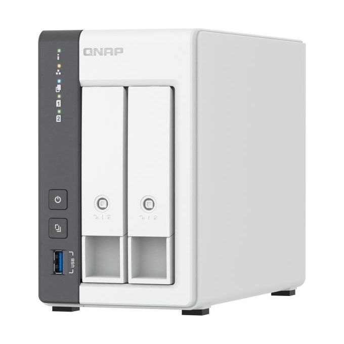 Qnap TS-216G Server Nas e di Archiviazione Tower Cortex-a Cortex-A55 4Gb Hdd Bianco