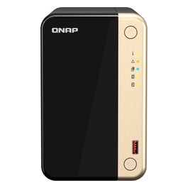 QNAP TS-264 NAS Tower Collegamento Ethernet LAN Nero/Oro N5095