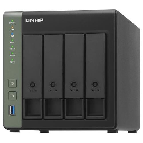Qnap  TS-431KX-2G Server Nas e di Archiviazione Alpine Al-214 Collegamento Ethernet Lan Tower Nero