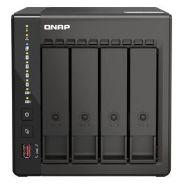 QNAP TS-453E Nas Tower Collegamento Ethernet Lan Nero J6412