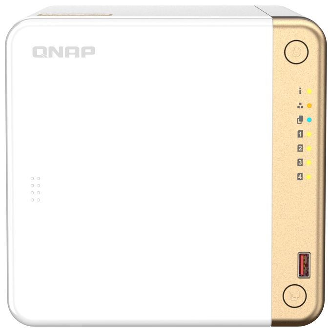 Qnap TS-462-4G Server NAS e di Archiviazione Tower Collegamento Ethernet LAN Bianco N4505