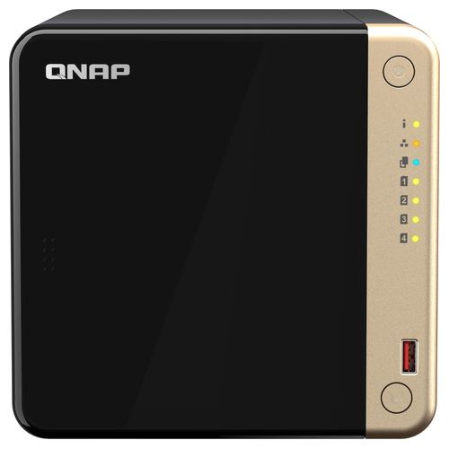 QNAP TS-464 NAS Tower Collegamento Ethernet LAN Nero N5095