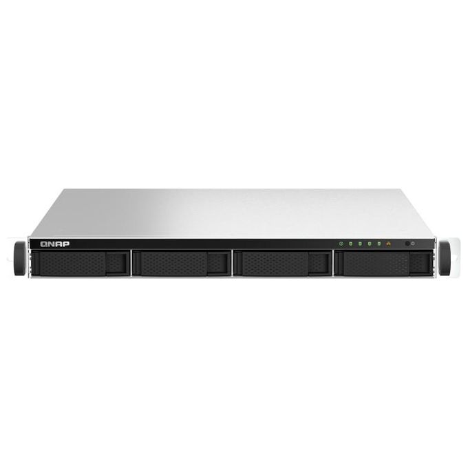 Qnap TS-464U-RP Nas Rack 1U Collegamento Ethernet Lan Nero