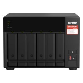 Qnap TS-673A-8G Server NAS e di Archiviazione Tower Collegamento Ethernet LAN Nero V1500B