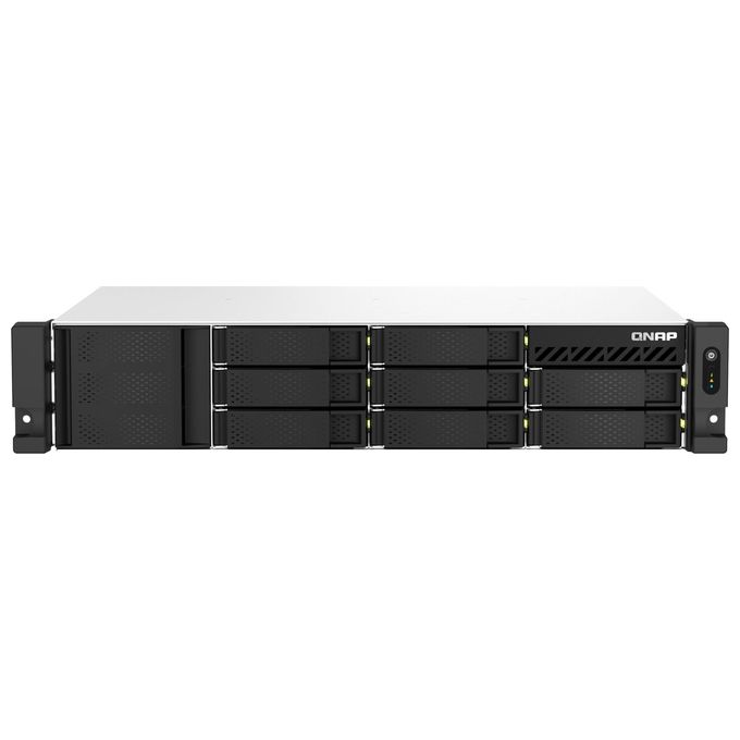 QNAP TS-873AEU-4G TS-873AEU-4G NAS 8 bay Ryzen V1500B 4 GB DDR4 2x 2.5GbE M.2 PCIe Gen3 colore Nero