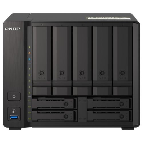 Qnap TS-H973AX-32G Server Nas e di Archiviazione Tower Collegamento Ethernet Lan Nero V1500b