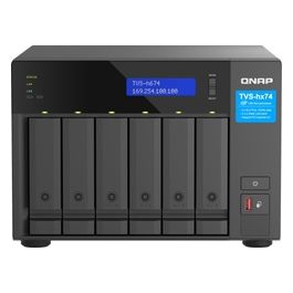 Qnap TVS-h674 NAS Tower Collegamento Ethernet LAN Nero i3-12100