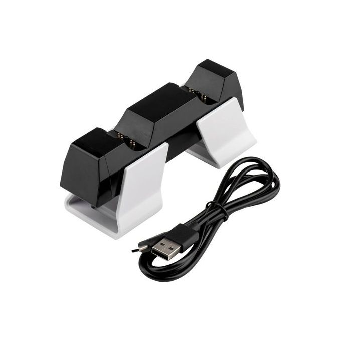 Image of Qubick Base di Ricarica DualSense per PlayStation 5 Nero e Bianco