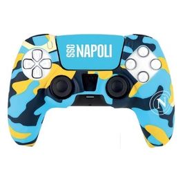 Cover Gamepad COP50005 per Playstation 5 Design Napoli Camo Azzurro