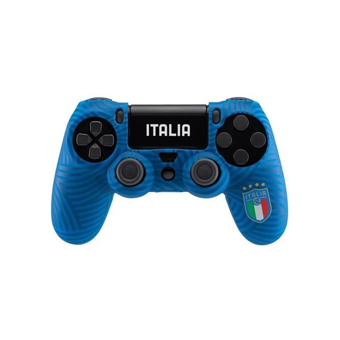 Qubick Cover Gamepad per PlayStation 4 FIGC Italia Blue