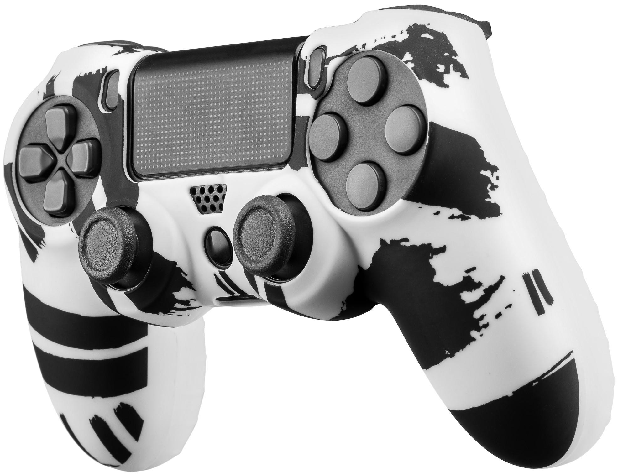 Qubick Cover Gamepad PlayStation 4 Black and White