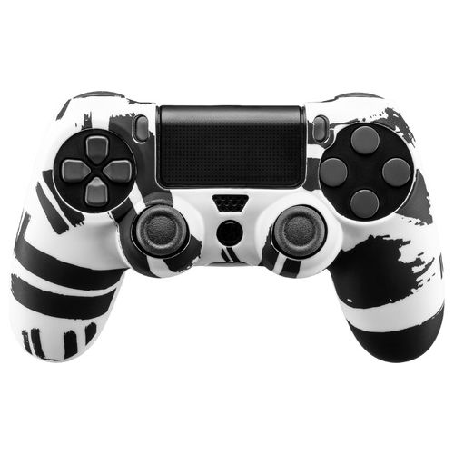 Qubick Cover Gamepad PlayStation 4 Black and White