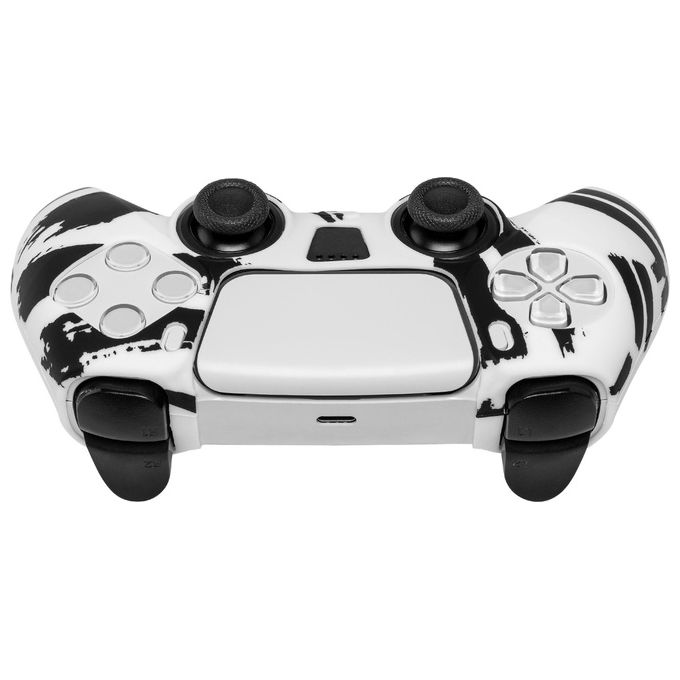 Qubick Cover Gamepad PlayStation 4 Black and White