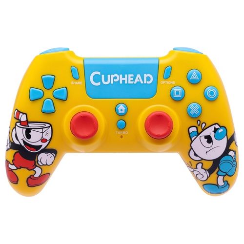 Qubick Gamepad Cuphead Wireless per PlayStation 4 Giallo