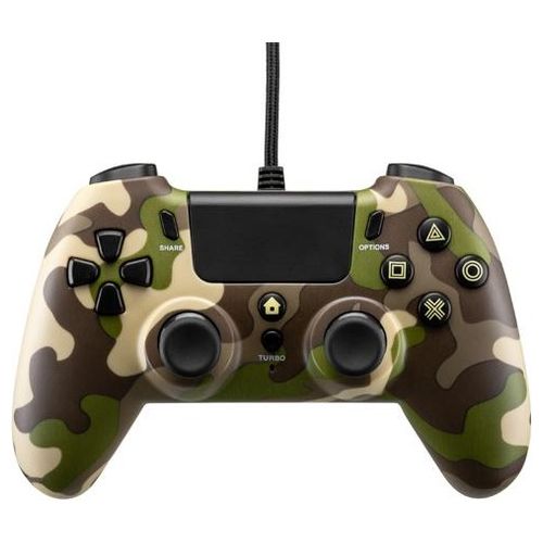 Qubick Gamepad Wired Controller PlayStation 4 Green Camo