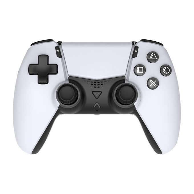 Qubick Gamepad Wireless per PlayStation 5 Bianco