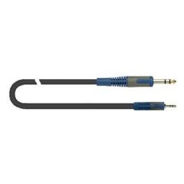 Quiklok RKSA/139-3 Cavo Audio 3m con 2 Connettori maschio da 3,5mm e 6,35mm Nero