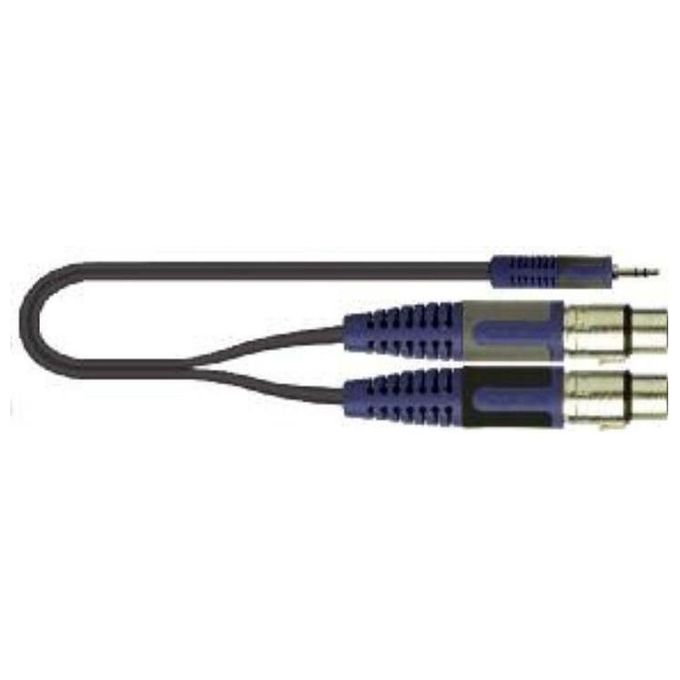 Quiklok RKSA/194-5 Cavo Audio 5m 3.5mm Nero