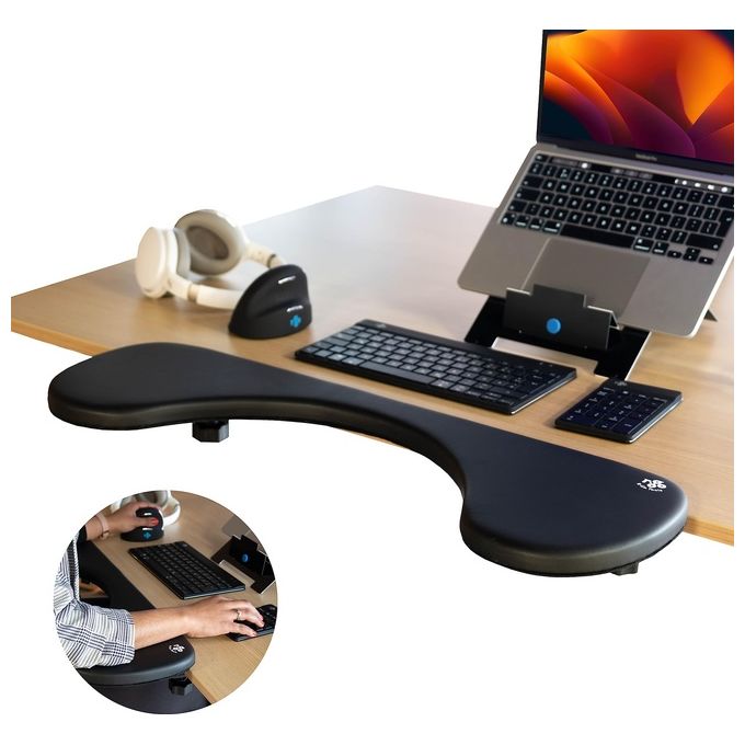 R-Go Tools R-Go Posabraccio Ergonomico Staffa e Morsetto Nero