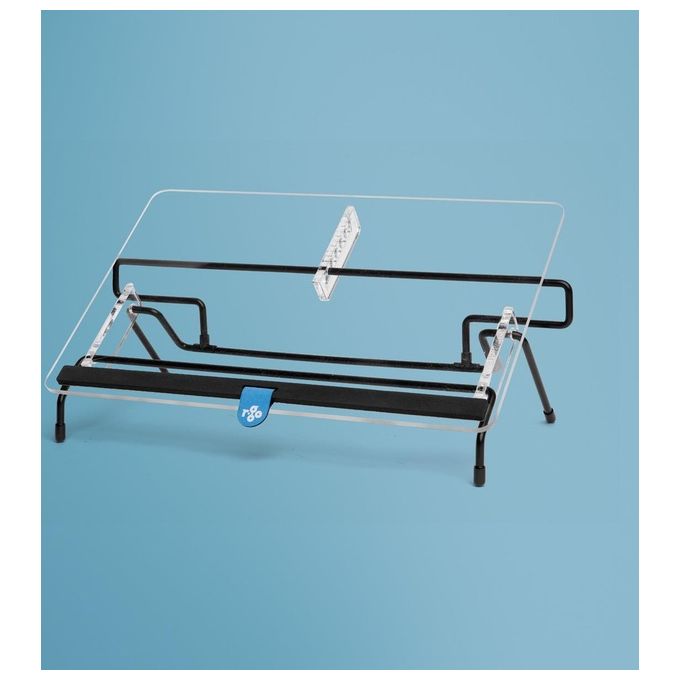 R-Go Tools RGODOFRTR Porta Documenti Acrilico Acciaio Trasparente-Nero