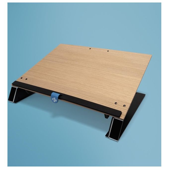 R-Go Tools RGORIDOOW Porta Documenti Alluminio Quercia Nero-Marrone