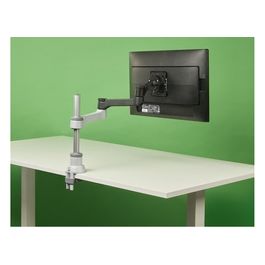RGOVLZE4SI Supporto da Tavolo per Tv a Schermo Piatto 32" Nero/Argento