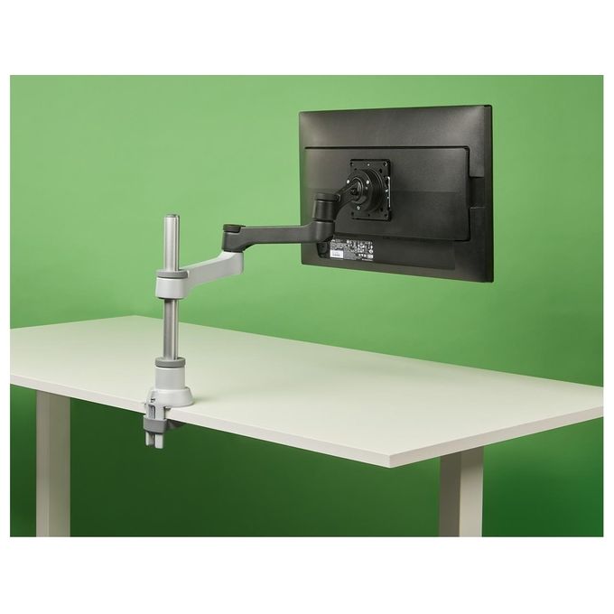 immagine di R Go Tools RGOVLZE4EASI R-Go Zepher 4 C2 Braccio Singolo per Monitor Regolabile 0 8 Kg VESA 75x75 100x100 mm Alluminio colore Nero Argento