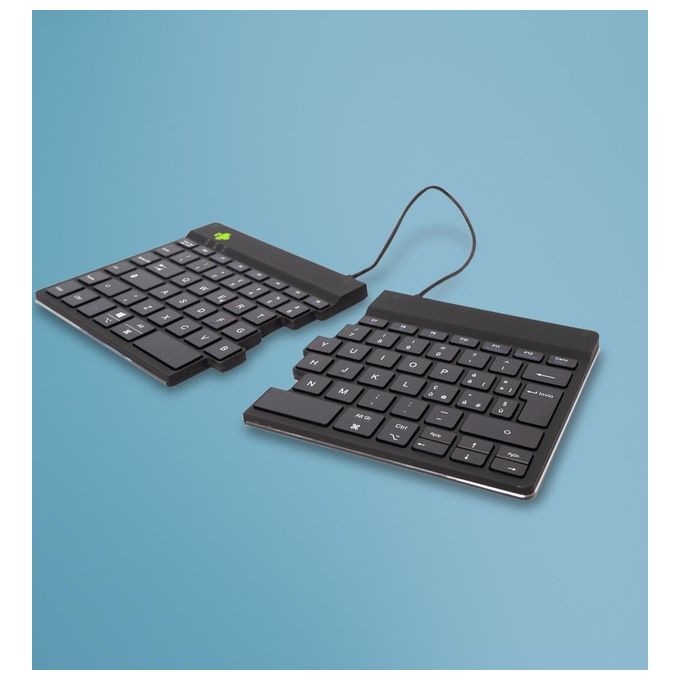 immagine di Tastiera ergonomica r-go split break con software di interruzione, tastiera split, qwerty (it), bluetooth, nero