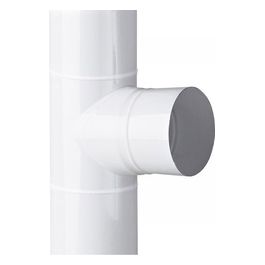 Raccordo T Smaltato Bianco Cm 12