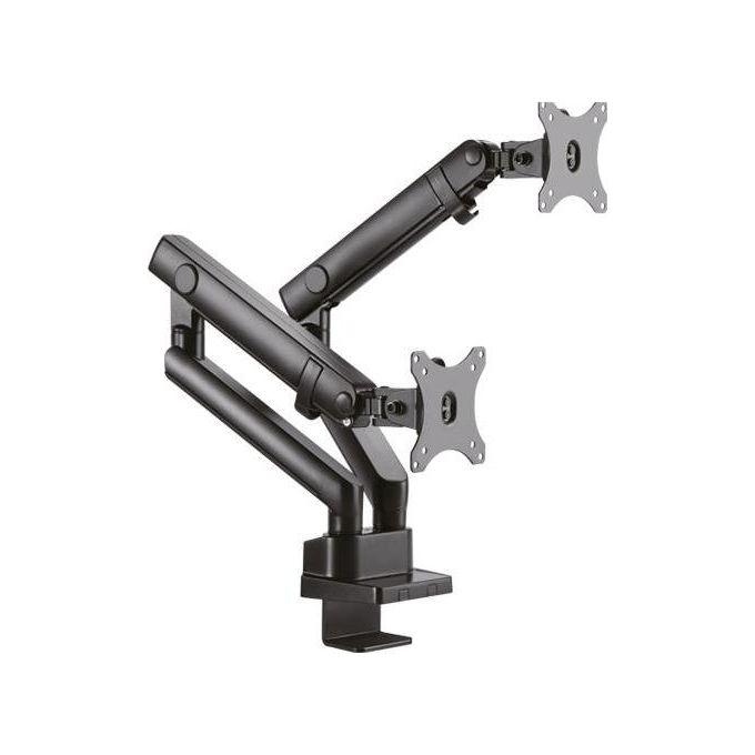 Raidsonic ICY BOX IB-MS314-T Supporto Doppio per 2 Monitor fino a 32'' Nero