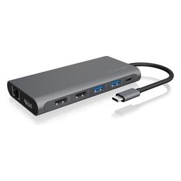 Raidsonic ICY BOX IB-DK4050-CPD Dock con 2 HDMI 1 DisplayPort 1.4 100W Power Delivery