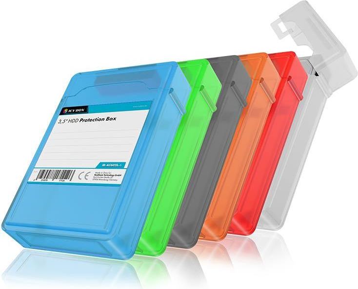 RaidSonic ICY BOX IB-AC602b-6 Cover in Plastica per Hard Disk 3.5'' 6 Pezzi