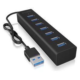 RaidSonic ICY BOX IB-HUB1700-U3 7 Port USB 3.0 Hub