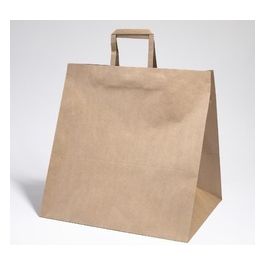 Rambloc Confezione 25 Shopper Flat Bag 36x30x36cm Avana