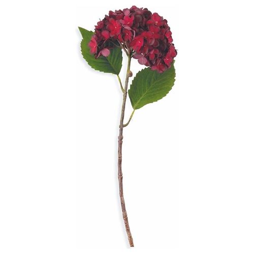 Ramo artificiale Ortensia rossa h.18 cm